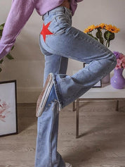 Stilvolle Schlaghose Jeans