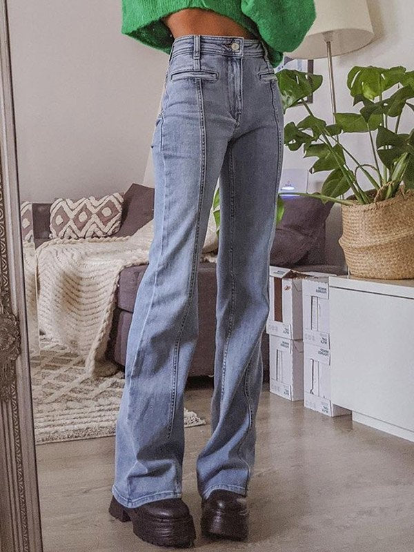 Stilvolle Schlaghose Jeans