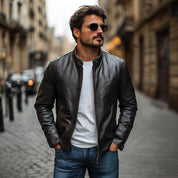 Herren Elegante Kragenjacke