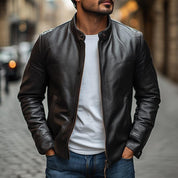 Herren Elegante Kragenjacke
