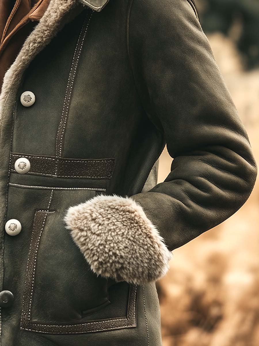 Retro Damenjacke mit Kragen