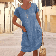 Sommerkleid mit Fronttaschen
