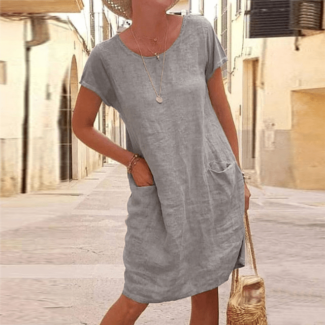 Sommerkleid mit Fronttaschen