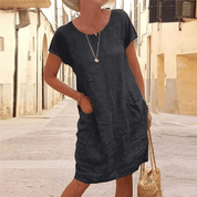Sommerkleid mit Fronttaschen