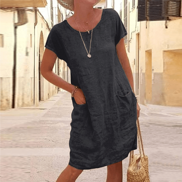 Sommerkleid mit Fronttaschen