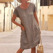 Sommerkleid mit Fronttaschen