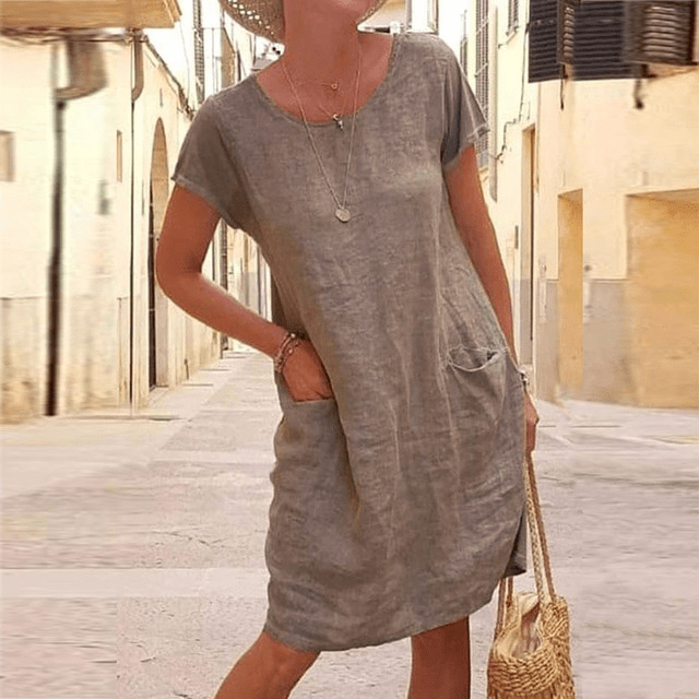 Sommerkleid mit Fronttaschen