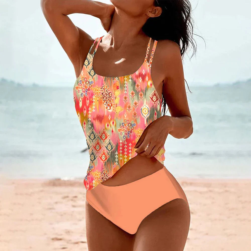 Bedruckte Bademode Bikini Set