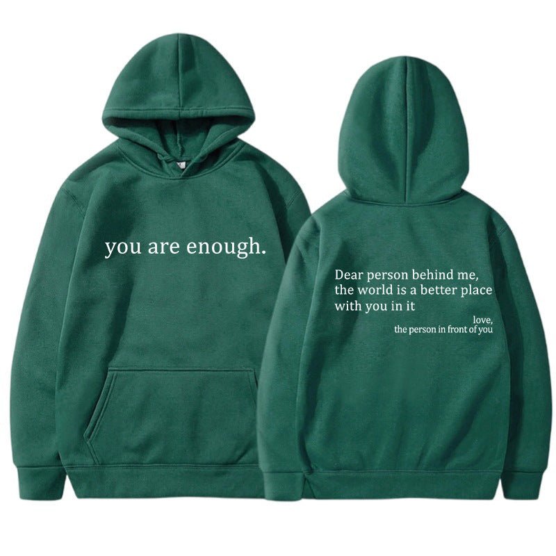Unisex Kapuzenpullover mit Kordelzug