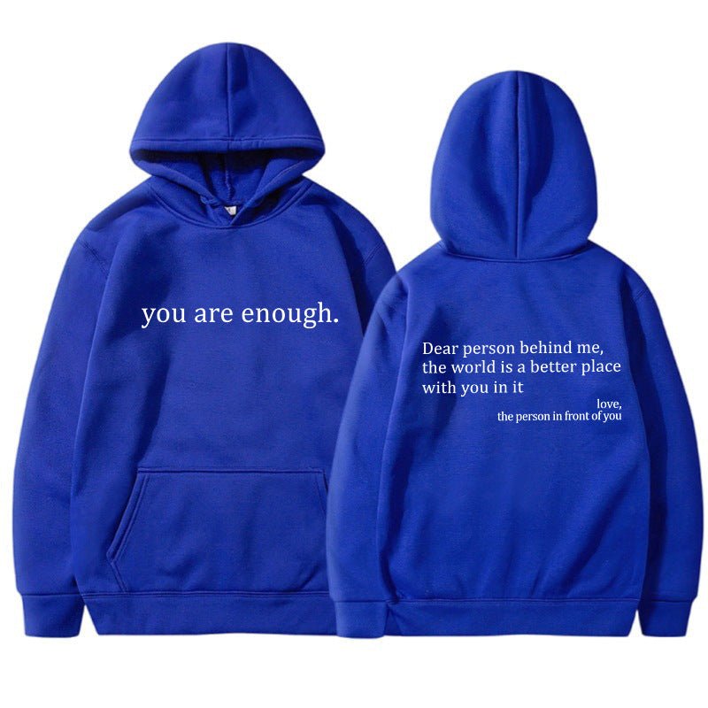 Unisex Kapuzenpullover mit Kordelzug