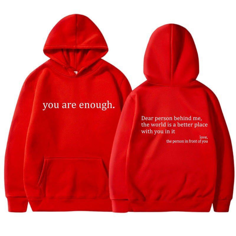 Unisex Kapuzenpullover mit Kordelzug