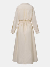 Luxuriöses A-Linie Midikleid