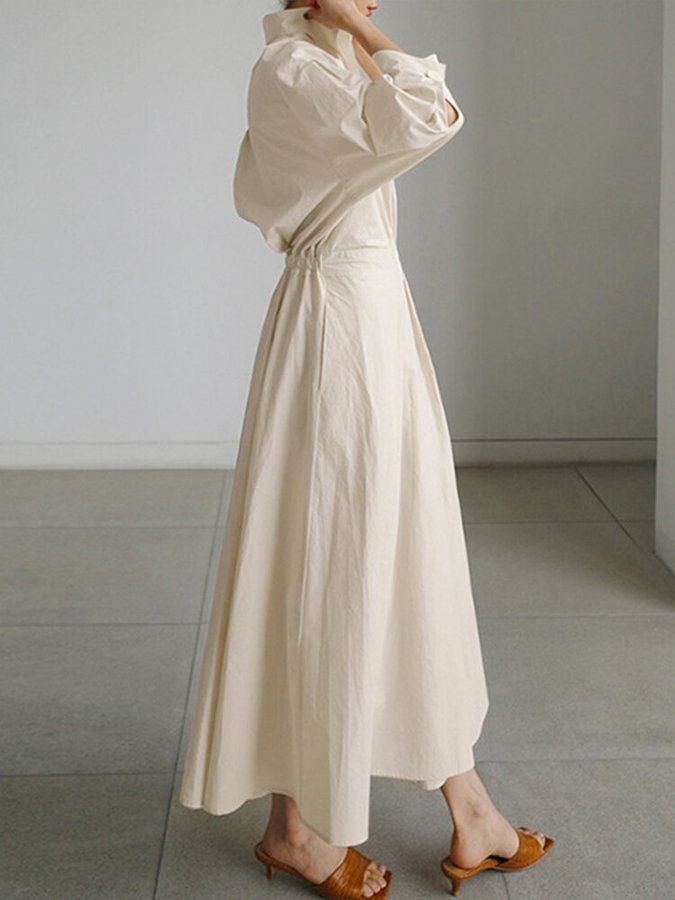 Luxuriöses A-Linie Midikleid