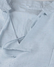 V-Ausschnitt Lockeres Hemdblusenkleid