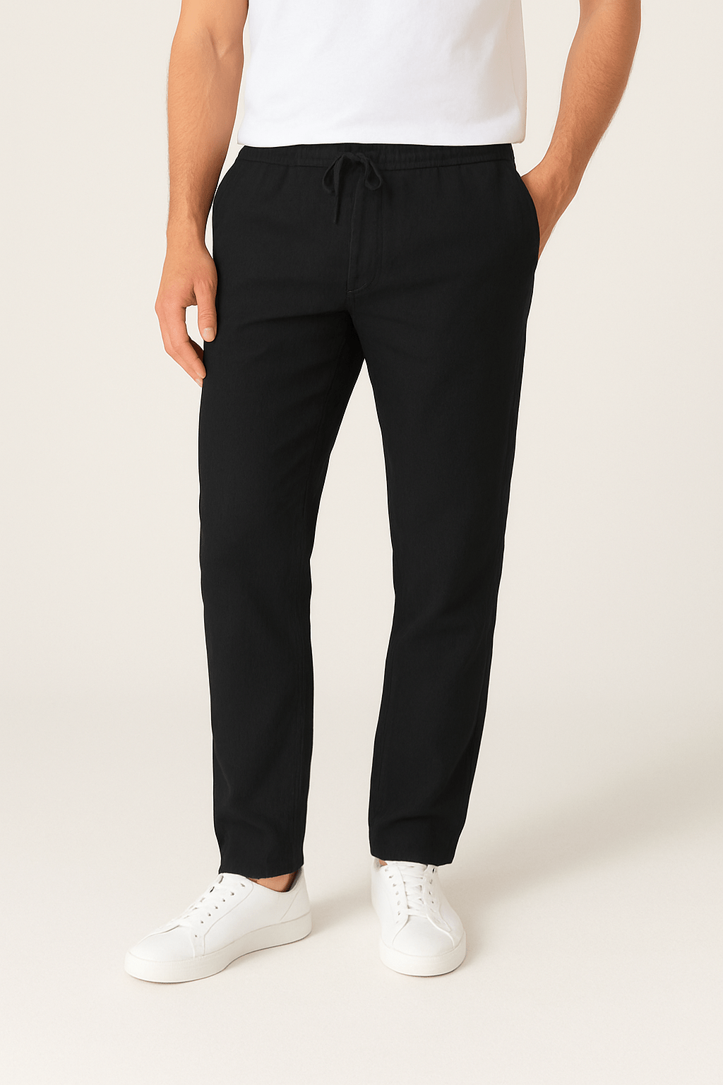 Moderne Kordelzug Tapered Hose