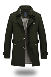 Klassischer Reverskragen Trenchcoat