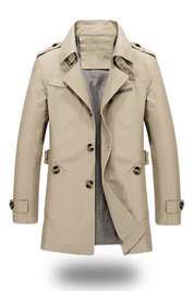 Klassischer Reverskragen Trenchcoat