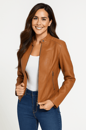 Schicke Maßgeschneiderte Lederjacke