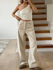 High Waist Baggy Jeans
