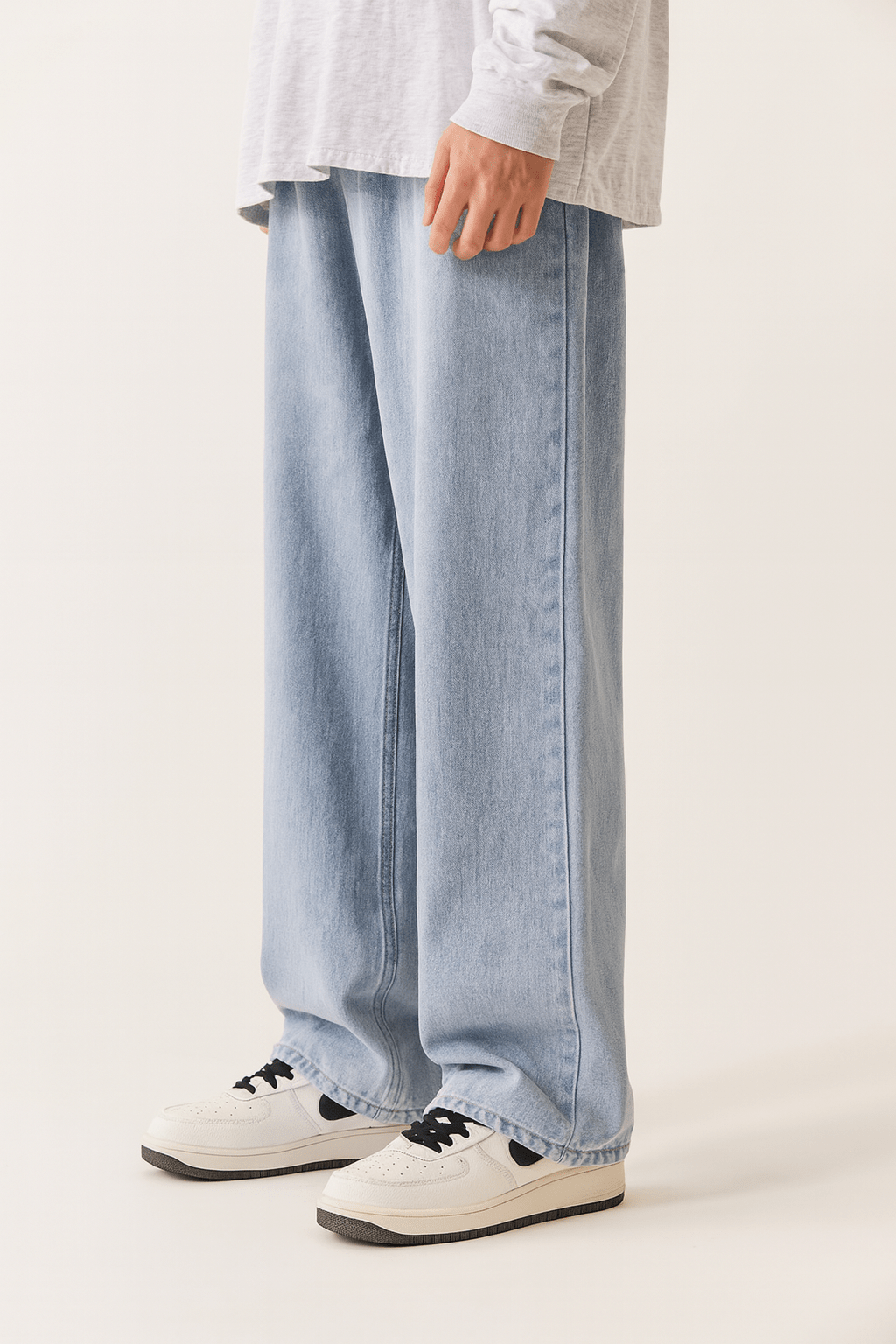 Herren Locker geschnittene Jeans