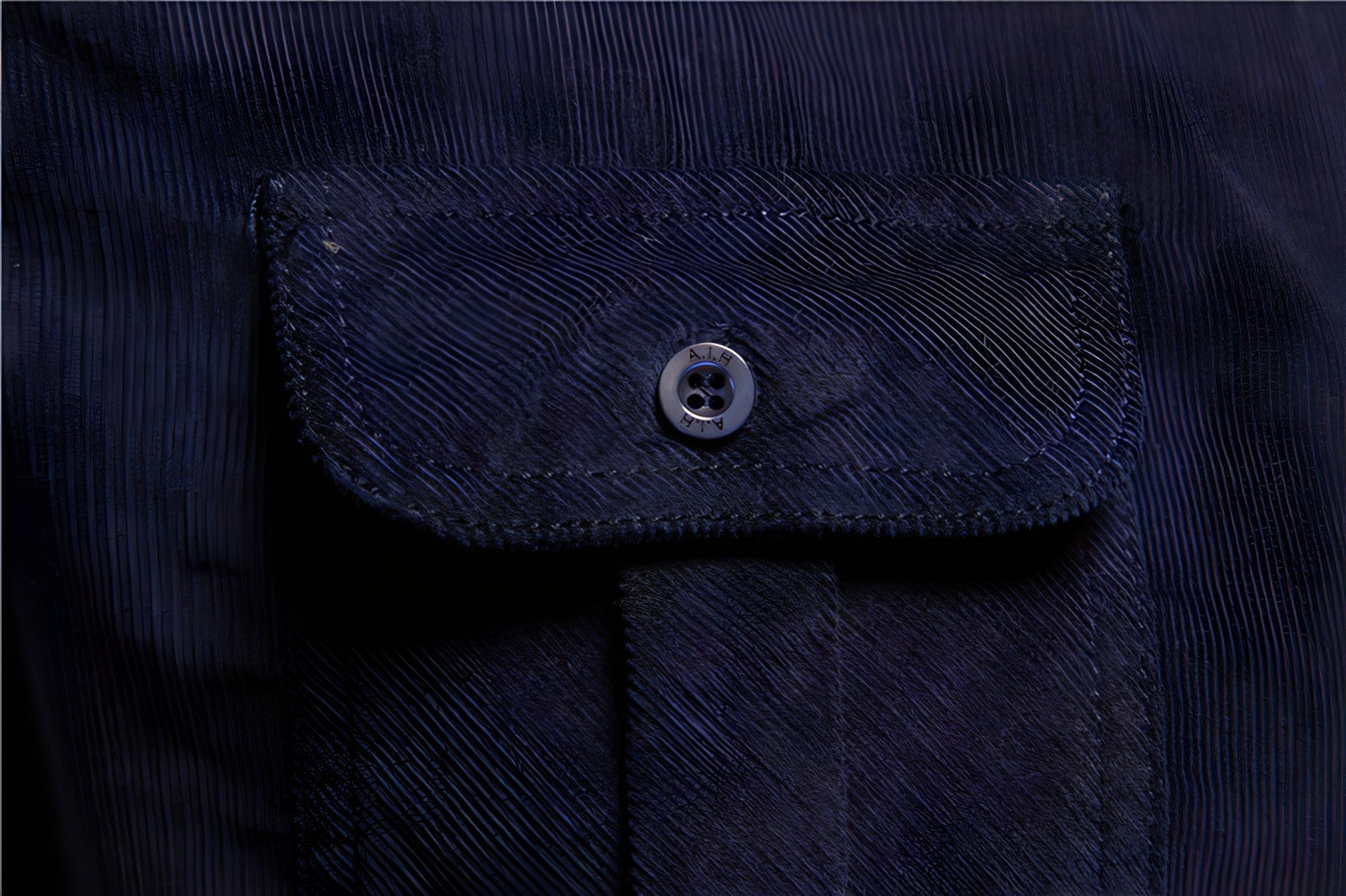 Slim Fit Langarm Hemd mit Brusttasche