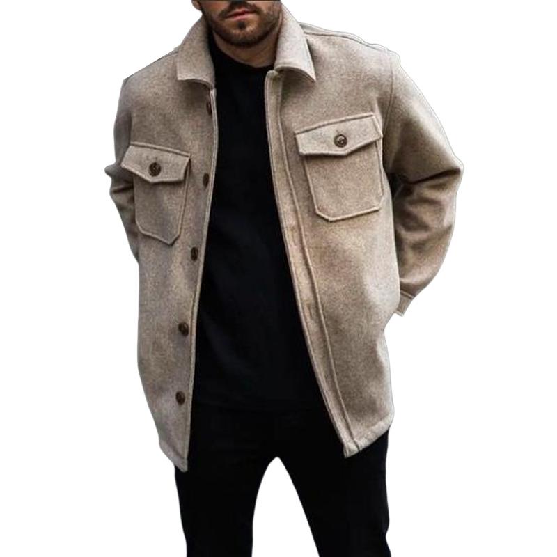 Stilvolle Herrenjacke mit Knöpfen