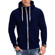 Herrensportjacke mit Kapuze