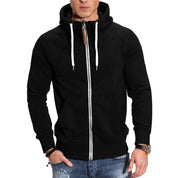 Herrensportjacke mit Kapuze