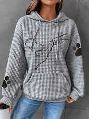 Bequemer Leichter Kapuzenpullover