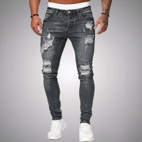 Zerrissene Herrenjeans