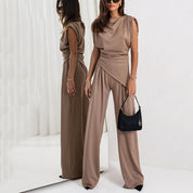 Elegantes, zweiteiliges Set aus Top und Hose