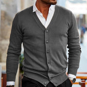 Bequeme Herren Strickjacke