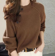 Langärmliger Damen Strickpullover