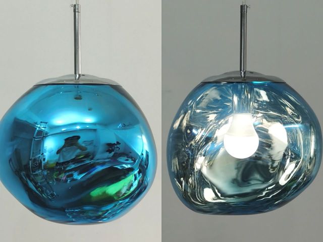 Glas Luxus-Pendelleuchte Lava