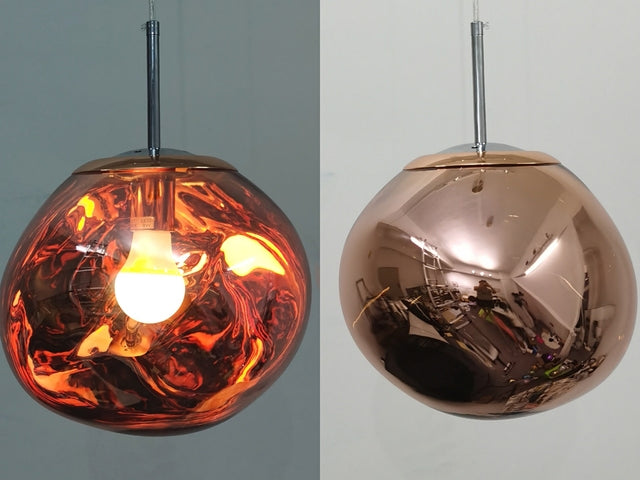 Glas Luxus-Pendelleuchte Lava