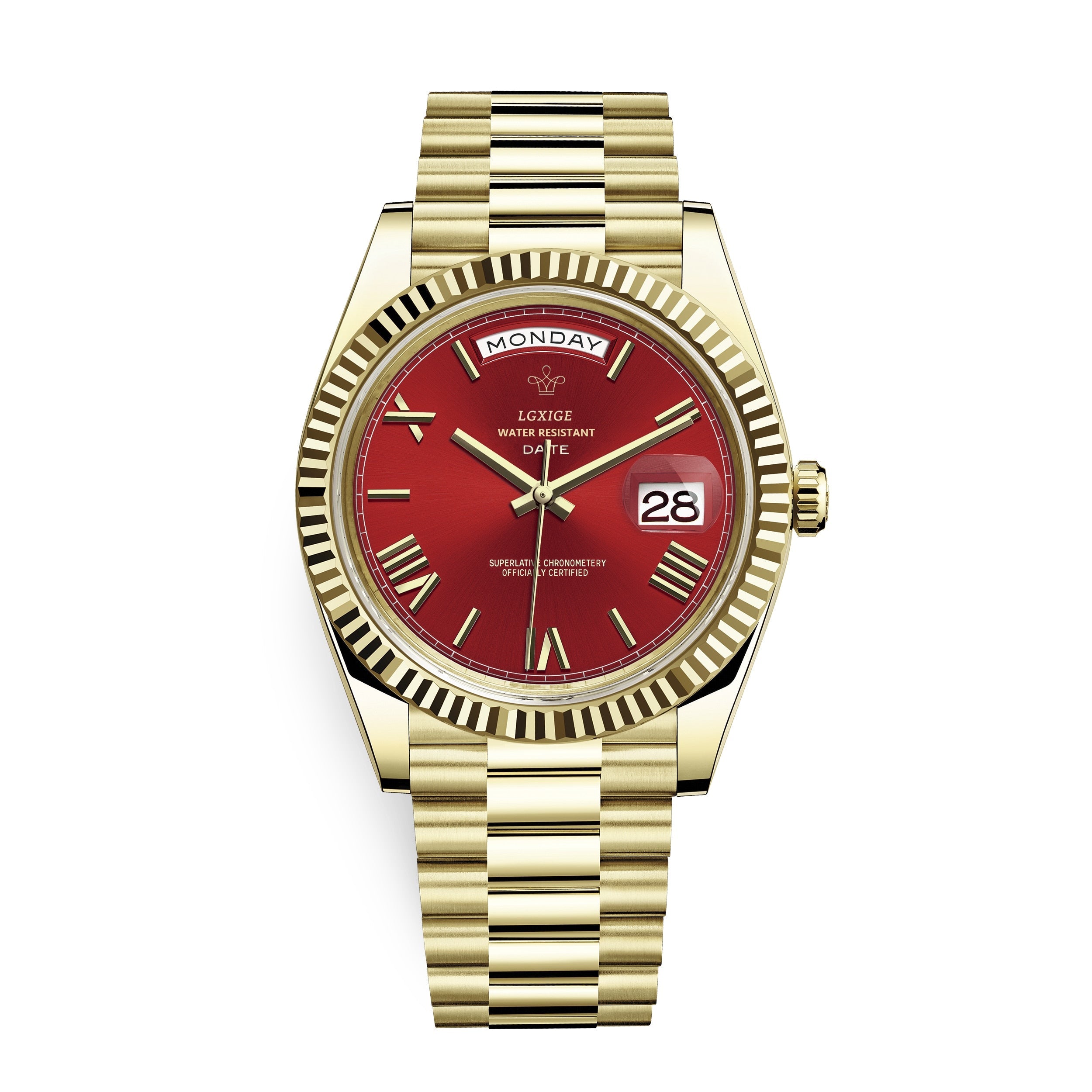 Stilvolle Edelstahl Armbanduhr Nr. 354