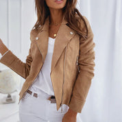 Bikerjacke Wildlederjacke