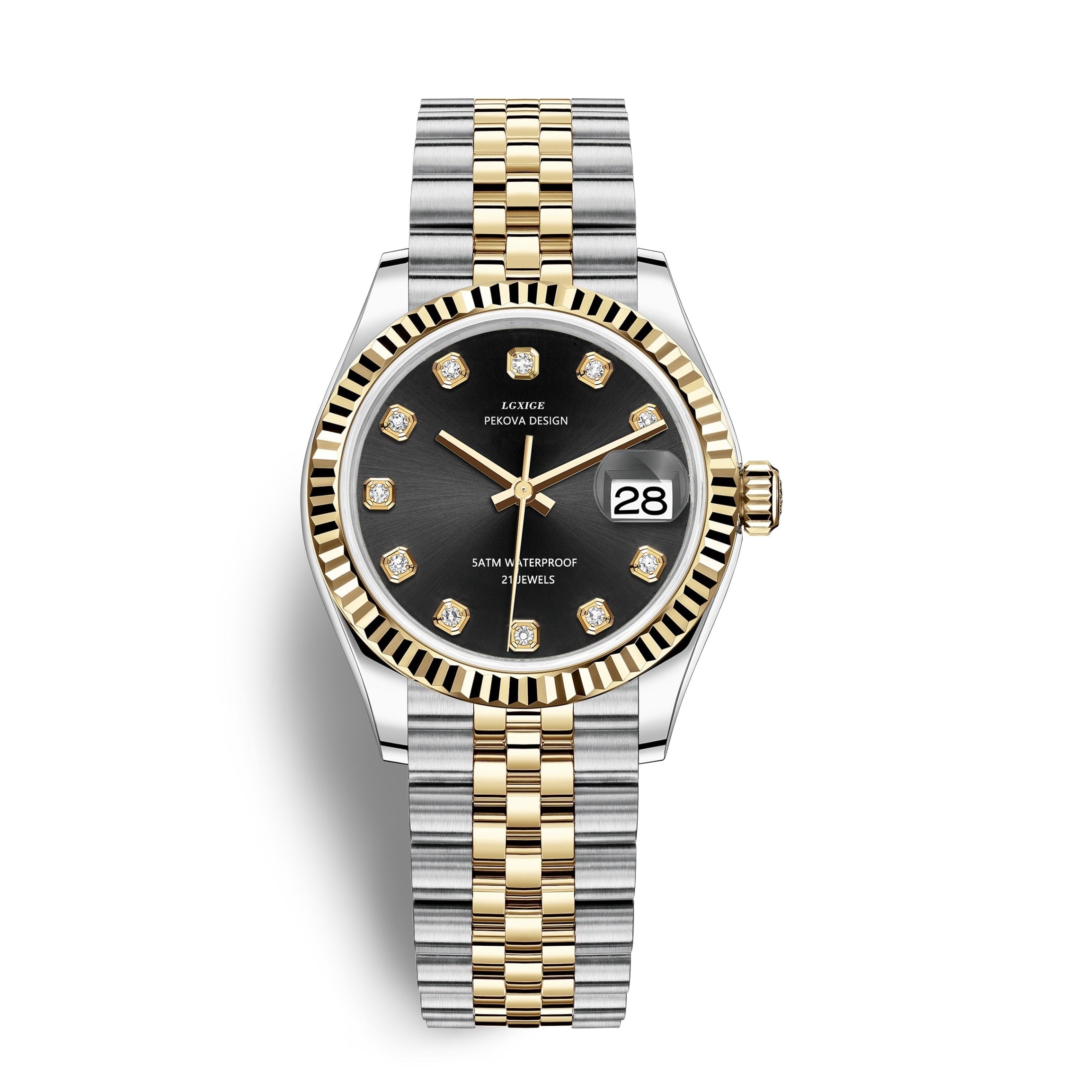 Klassische Edelstahl Armbanduhr Nr. 296