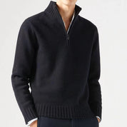 Herren Zip-Up Strickpullover
